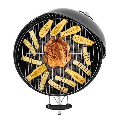 Weber Holzkohlegrill Original Kettle Ø57 cm – BBQ Kugelgrill mit Thermometer & One-Touch Reinigungssystem