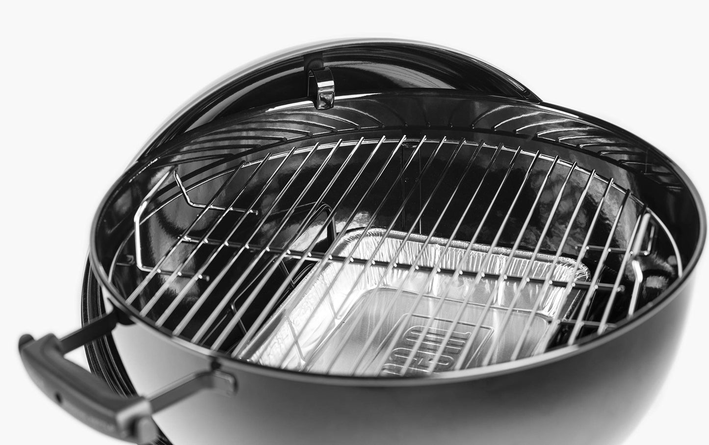 Weber Holzkohlegrill Original Kettle Ø57 cm – BBQ Kugelgrill mit Thermometer & One-Touch Reinigungssystem