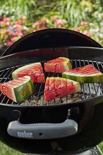 Weber Holzkohlegrill Original Kettle Ø57 cm – BBQ Kugelgrill mit Thermometer & One-Touch Reinigungssystem