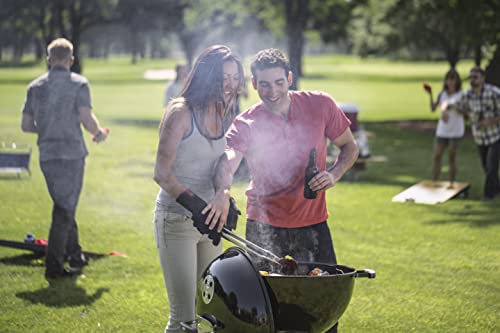 Weber Holzkohlegrill Original Kettle Ø57 cm – BBQ Kugelgrill mit Thermometer & One-Touch Reinigungssystem