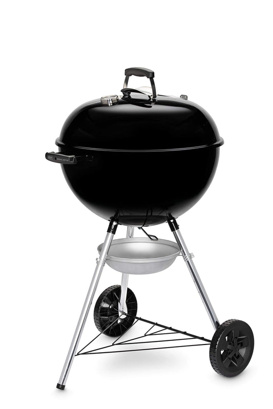 Weber Holzkohlegrill Original Kettle Ø57 cm – BBQ Kugelgrill mit Thermometer & One-Touch Reinigungssystem